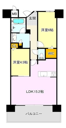 トラストレジデンス基山の物件間取画像